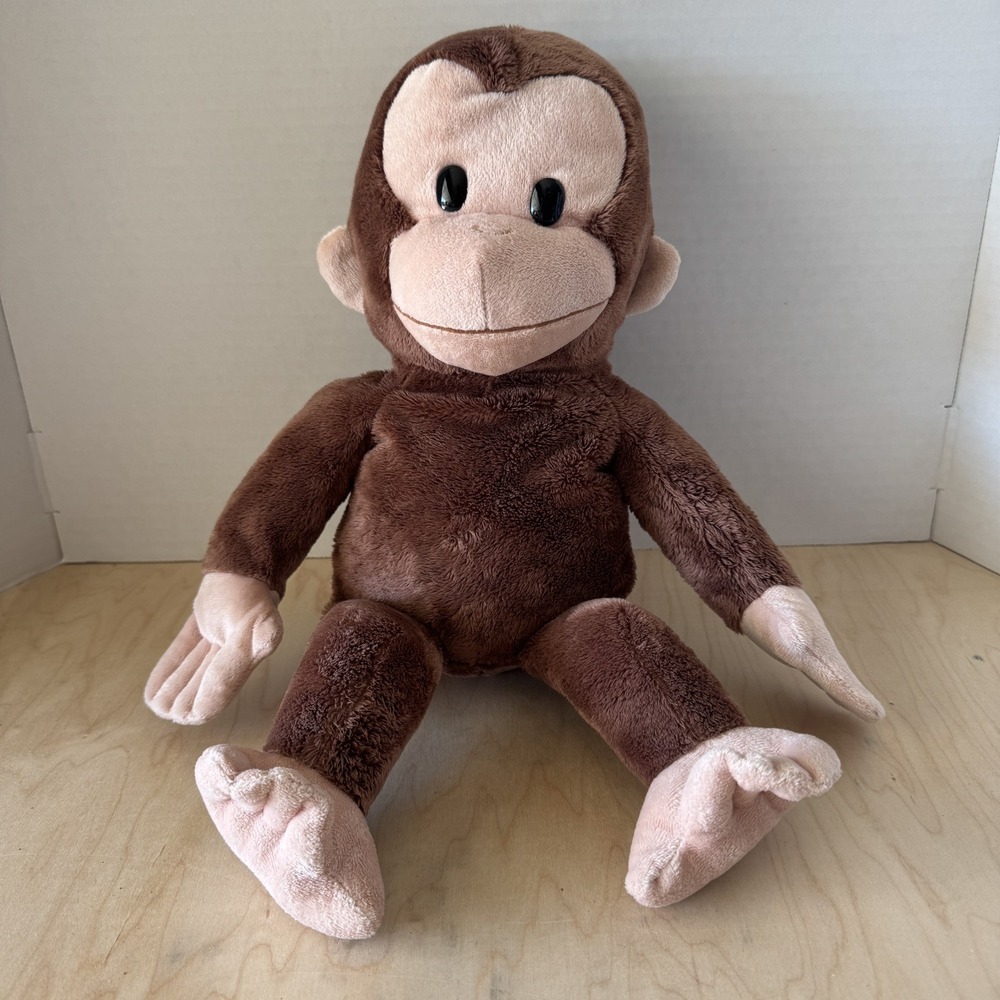 Applause Curious George Monkey Stuffed Animal 14 Inch Plush Toy